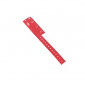 Customized Multi-Tab Vinyl Wristband with 3 Tabs